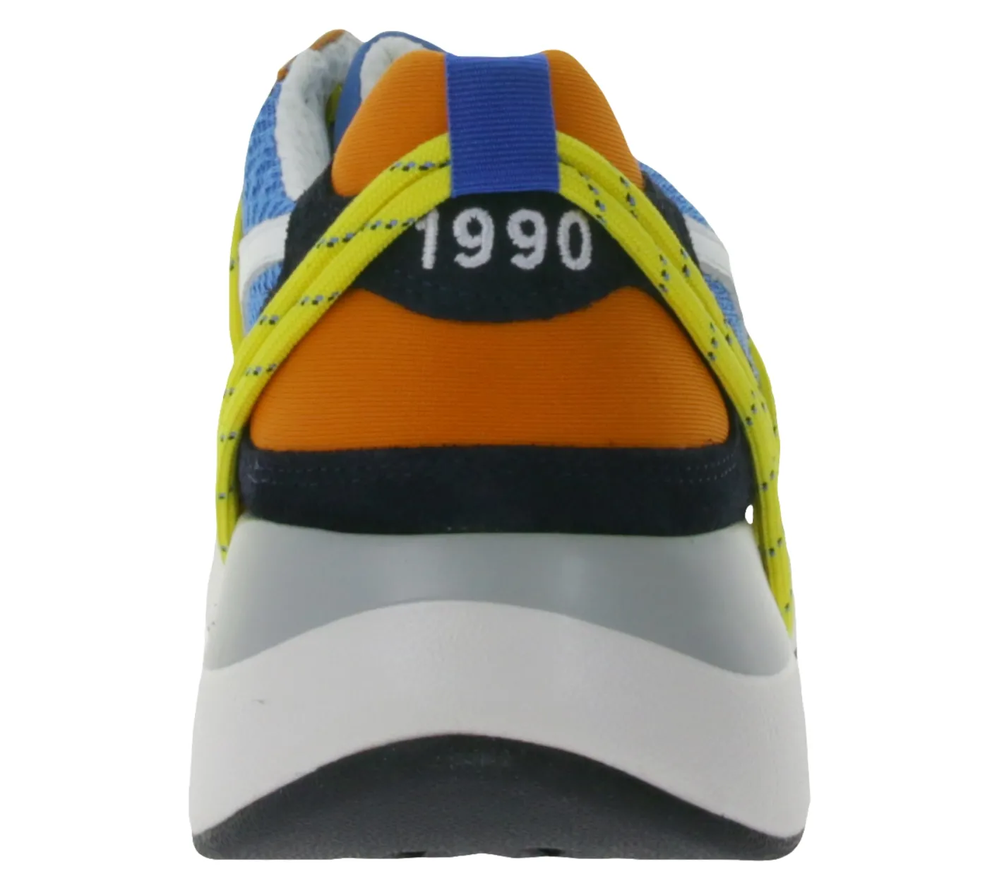 Sneaker & Turnschuhe*diadora N9000 Txs H Mesh Sneaker Made in Portugal mit Wildleder-Overlays 201.174817 01 65096 Blau/Weiß/Gelb