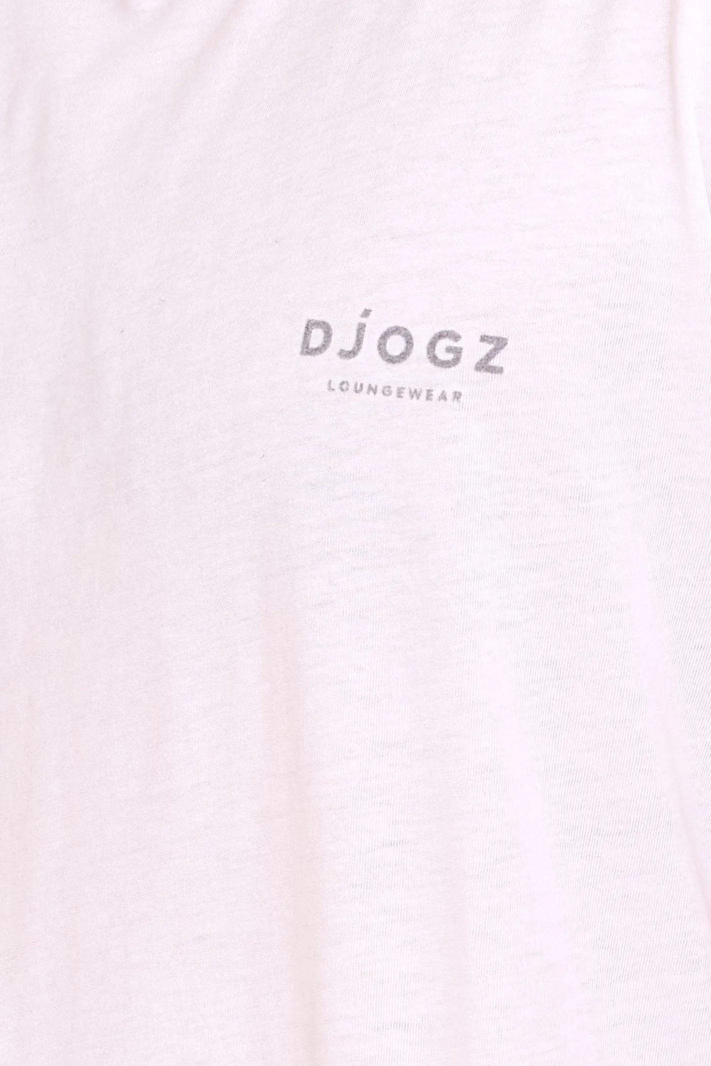 T-Shirts & Tank Tops*DJOGZ LOUNGEWEAR Herren Basic-Shirt Baumwoll-Shirt T-Shirt 2202501 1000 Weiß