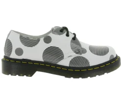 Halbschuhe & Pumps*Dr. Martens 1461 Polka Dot Smooth Damen Halbschuhe Glattleder-Schuhe 26877101 Weiß/Schwarz