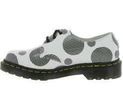 Halbschuhe & Pumps*Dr. Martens 1461 Polka Dot Smooth Damen Halbschuhe Glattleder-Schuhe 26877101 Weiß/Schwarz