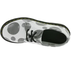 Halbschuhe & Pumps*Dr. Martens 1461 Polka Dot Smooth Damen Halbschuhe Glattleder-Schuhe 26877101 Weiß/Schwarz
