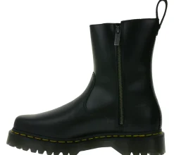 Boots & Stiefel*Dr. Martens Amaayah Lo Damen Echtleder-Schuhe Plateau-Boots mit Reißverschluss 31950001 Schwarz