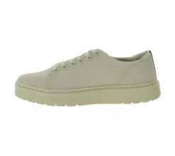 Sneaker & Turnschuhe*Dr. Martens Dante Damen Low-Top Sneaker klassische Canvas-Schuhe mit geprägtem Rückenriemen 30820292 Beige