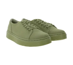 Sneaker & Turnschuhe*Dr. Martens Dante Low-Top Sneaker klassische Canvas-Schuhe mit geprägtem Rückenriemen 30821358 Khaki