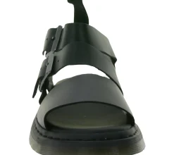 Zehentrenner & Sandalen*Dr. Martens Gryphon Brando Damen Sommer-Sandale Riemen-Sandalette mit AirWair 31533001 Schwarz