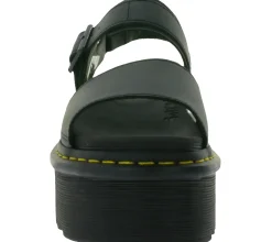 Zehentrenner & Sandalen*Dr. Martens Voss Quad Damen Plateau-Sandale alltagstaugliche Riemen-Sandalette 26725001 Schwarz