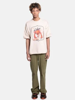 Hosen & Jeans|Jeans & Hosen*DWD! Studioz DWD Studioz Unisex Ipanema Loose Fit Jeans-Hose für Damen oder Herren Denim-Hose Oliv-Grün