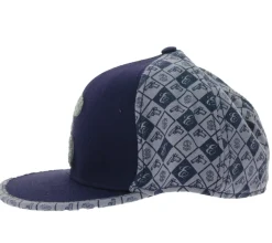 Caps & Mützen*BioworldMerch Eazy-E Unisex Flat Brim Cap US Rapper Fan-Wear mit flachem Schirm TC110970ESE3 Blau/Grau