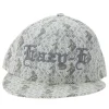 Caps & Mützen*BioworldMerch Eazy-E Unisex Flat Brim Cap US Rapper Fan-Wear mit flachem Schirm TC110973ESE4 Weiß/Grau