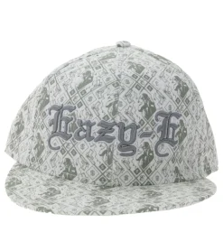 Caps & Mützen*BioworldMerch Eazy-E Unisex Flat Brim Cap US Rapper Fan-Wear mit flachem Schirm TC110973ESE4 Weiß/Grau