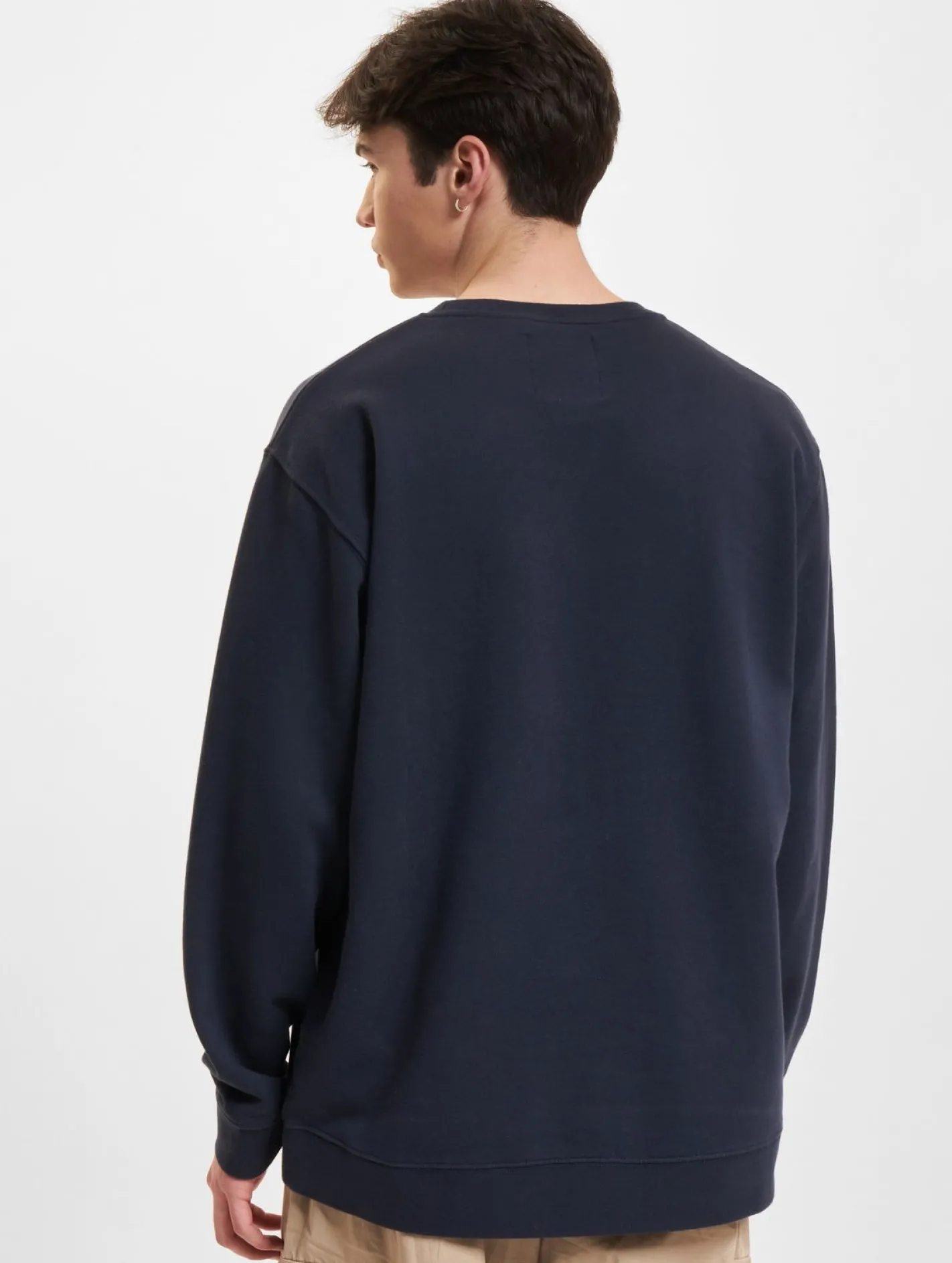 Pullover & Sweater*EDWIN Base Crew-Pullover in Marineblau