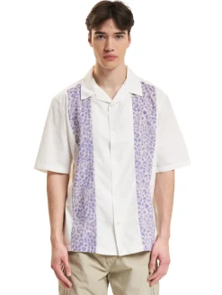 Hemden & Poloshirts*EDWIN Leo Kurzarmhemd flüsterweiß