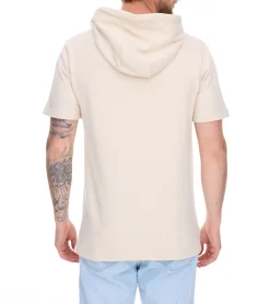T-Shirts & Tank Tops|Pullover & Sweater*EIGHT2NINE Herren Kapuzen-Pullover kurzärmliger Baumwoll-Hoodie T-Shirt Hoody Sommer-Hoody H10014L22462AEN Hellgrau, Khaki, Braun oder Beige