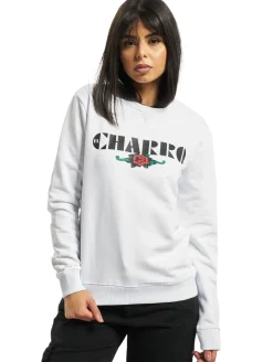 Sweater & Pullover*El Charro AAngel Sweatshirt Frau Weiß
