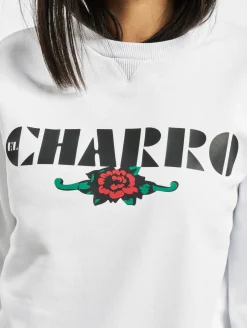 Sweater & Pullover*El Charro AAngel Sweatshirt Frau Weiß