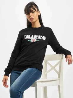 Sweater & Pullover*El Charro AAngel Sweatshirt Frau Schwarz