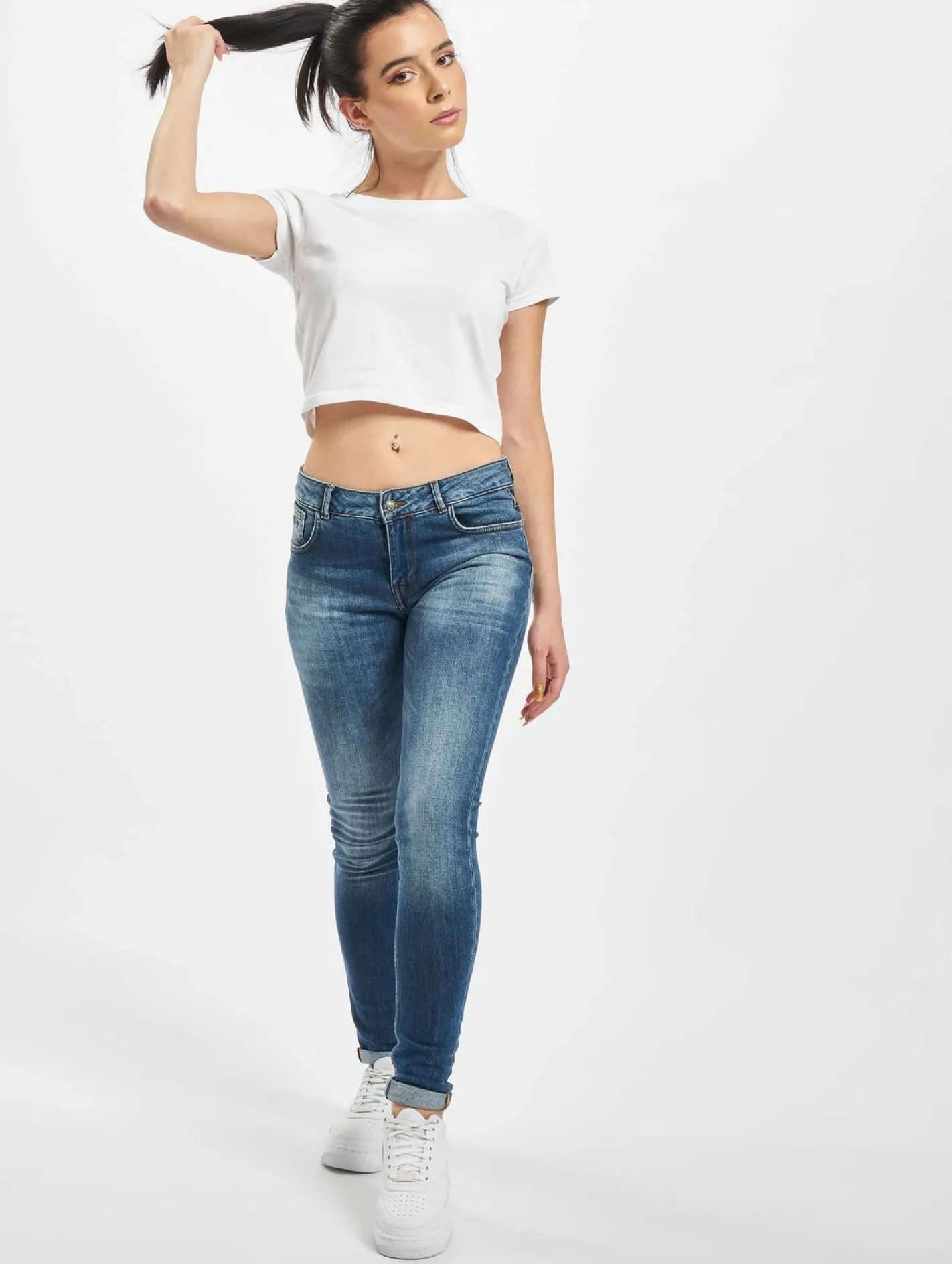 Hosen & Jeans*El Charro Tijuna 04 Slim Fit Jeans blau