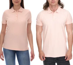 Poloshirts & Blusen|Hemden & Poloshirts*Elevate Calgary Polo-Shirt Baumwolle Polo-Hemd Pique-Strick 200 g/m² 3808191 Rosa-Blush