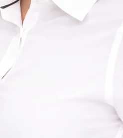 Poloshirts & Blusen*Elevate Hamell Langarm-Hemd schlichtes Damen Blusen-Hemd Popelin Bluse Hellblau, Schwarz oder Weiß