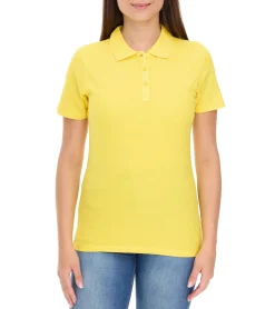 Poloshirts & Blusen*Elevate Helios Damen Polo-Shirt Baumwolle Polo-Hemd Pique-Strick 180 g/m² 3810710 Gelb