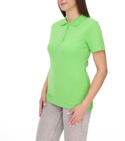 Poloshirts & Blusen*Elevate Helios Damen Polo-Shirt Baumwolle Polo-Hemd Pique-Strick 180 g/m² 3810768 Apfelgrün