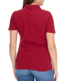 Poloshirts & Blusen*Elevate Helios Damen Polo-Shirt Baumwolle Polo-Hemd Pique-Strick 180 g/m² 3810724 Weinrot