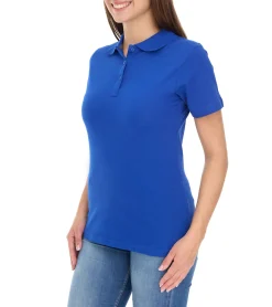 Poloshirts & Blusen*Elevate Helios Damen Polo-Shirt Baumwolle Polo-Hemd Pique-Strick 180 g/m² 3810744 Blau