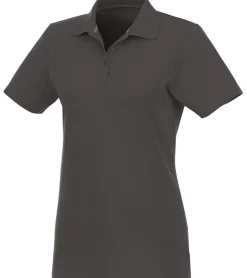 Poloshirts & Blusen*Elevate Helios Damen Polo-Shirt Baumwolle Polo-Hemd Pique-Strick 180 g/m² 3810789 Dunkelgrau