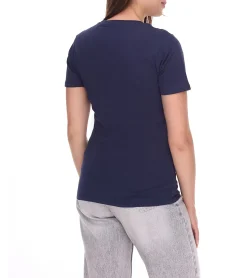 Tops & T-Shirts*Elevate Heros Damen T-Shirt schlichtes Baumwoll-Shirt 150 g/m2 Basic-Shirt Unterzieh-Shirt 3802949 Navy