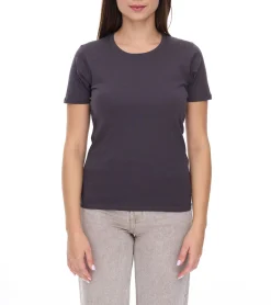 Tops & T-Shirts*Elevate Heros Damen T-Shirt schlichtes Baumwoll-Shirt 150 g/m2 Basic-Shirt Unterzieh-Shirt 3802989 Dunkelgrau