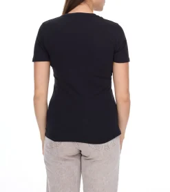 Tops & T-Shirts*Elevate Heros Damen T-Shirt schlichtes Baumwoll-Shirt 150 g/m2 Basic-Shirt Unterzieh-Shirt 3802999 Schwarz