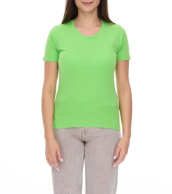 Tops & T-Shirts*Elevate Heros Damen T-Shirt schlichtes Baumwoll-Shirt 150 g/m2 Basic-Shirt Unterzieh-Shirt 3802968 Apfelgrün