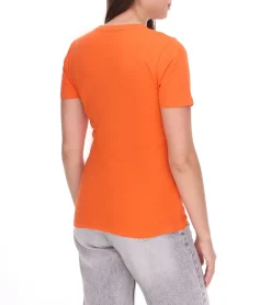 Tops & T-Shirts*Elevate Heros Damen T-Shirt schlichtes Baumwoll-Shirt 150 g/m2 Basic-Shirt Unterzieh-Shirt 3802933 Orange