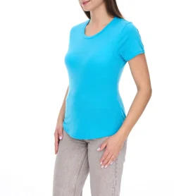 Tops & T-Shirts*Elevate Jade Damen T-Shirt nachhaltiges Kurzarm-Shirt 160 g/m2 Basic-Shirt Unterzieh-Shirt Hellblau, Navy oder Rot