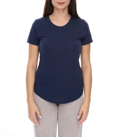 Tops & T-Shirts*Elevate Jade Damen T-Shirt nachhaltiges Kurzarm-Shirt 160 g/m2 Basic-Shirt Unterzieh-Shirt Hellblau, Navy oder Rot