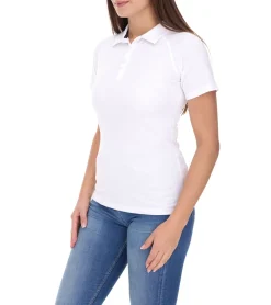 Poloshirts & Blusen*Elevate Ottawa Damen Polo-Shirt Sport Polo-Hemd Pique-Strick 220 g/m² 3908301 Weiß