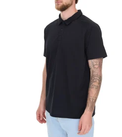Hemden & Poloshirts*Elevate Ottawa Herren Polo-Shirt Sport Polo-Hemd Pique-Strick Cool-Fit 220 g/m² 3908299 Schwarz