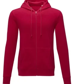 Große Größen|Pullover & Sweater*Elevate Theron Herren Sweat-Jacke mit 240 g/m2 Baumwoll-Sweater Kapuzen-Pullover Hoodie Größe Größen 3822925 Rot