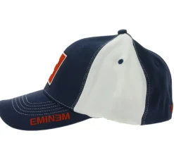Caps & Mützen*BioworldMerch EMINEM Unisex Baumwoll-Cap mit Logo-Patch Color-Blocking Baseball-Cap 8207EM Rot/BlauWeiß
