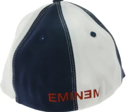Caps & Mützen*BioworldMerch EMINEM Unisex Baumwoll-Cap mit Logo-Patch Color-Blocking Baseball-Cap 8207EM Rot/BlauWeiß