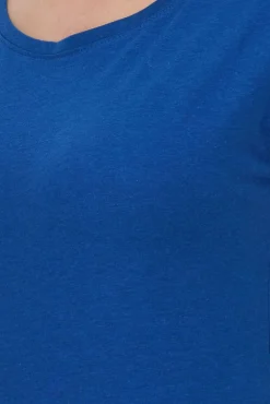 Tops & T-Shirts*AjC 2er Damen T-Shirt Alltags-Shirt kurzärmliges Sommer-Shirt 17977826 Grau/Dunkelblau