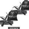 Sportausrüstung|Freizeitsport*BEASTGEAR 2er Pack Springseil 2,8m Speed-Fitness-Springseil aus Stahl leicht und verstellbar Trainingsgerät Boxen MMA HIIT-Workout Schwarz