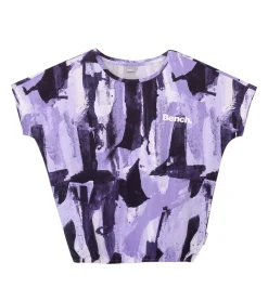 T-Shirts & Tank Tops*Bench. 2er Pack Mädchen Baumwoll-Shirt Kurzarm-Shirt mit Allover-Print 65280936 Lila