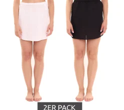 Röcke*BOYSEN´S 2er Pack Damen Mini-Rock modischer Sommer-Rock 10317509 Schwarz/Weiß