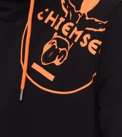 Pullover & Sweater*CHIEMSEE 2er Pack Herren Baumwoll-Pullover Rundhals-Pullover mit farbigem Rückenprint Kapuzen-Pullover 92047217 Schwarz/Grau