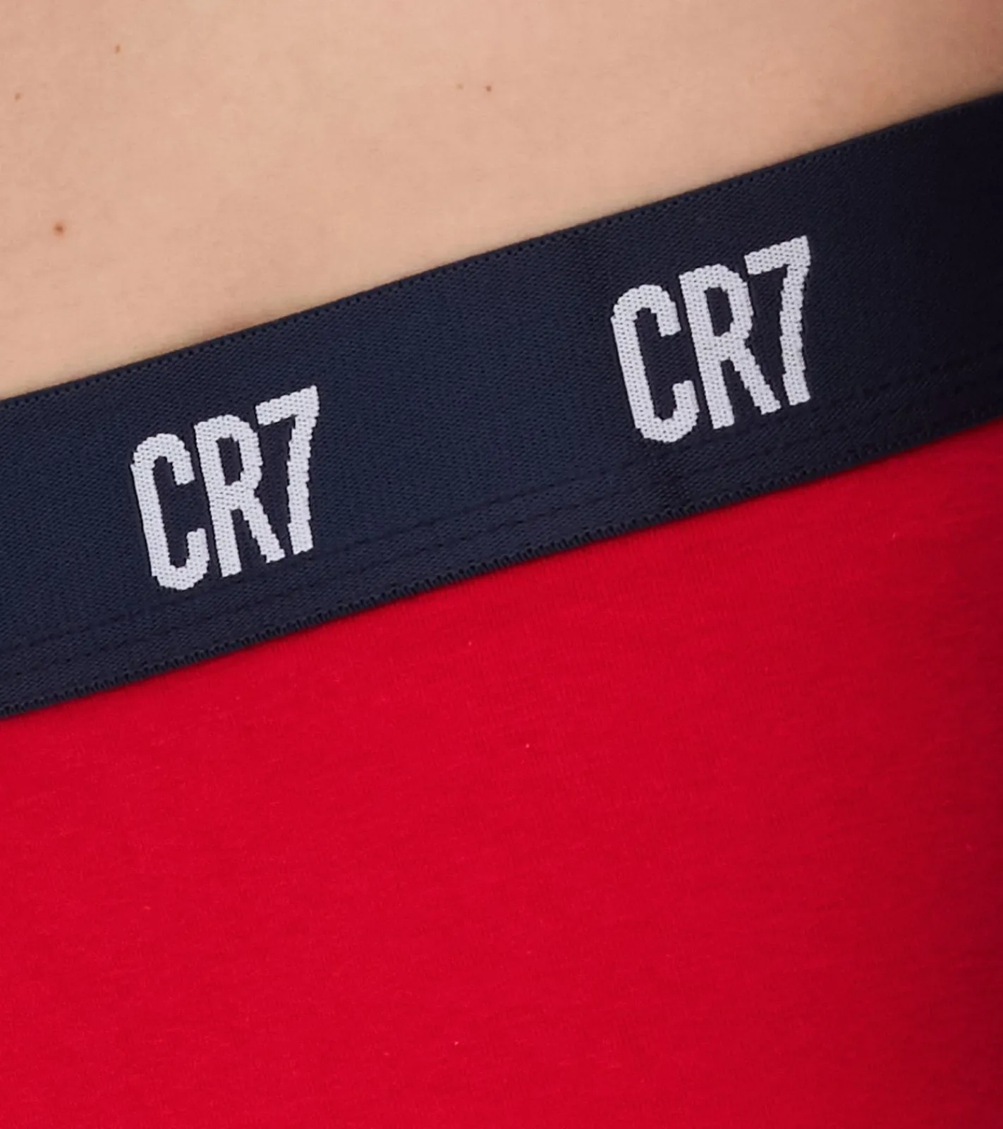 Unterwäsche|Boxershorts*CR7 CRISTIANO RONALDO 5er Pack Basic Trunk Herren Boxershorts atmungsaktive Baumwoll-Unterhose Unterwäsche 300-8125-49-2316 Rot/Grau/Navy/Schwarz