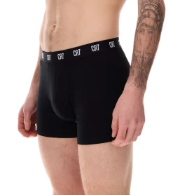 Unterwäsche|Boxershorts*CR7 CRISTIANO RONALDO 5er Pack Basic Trunk Herren Boxershorts atmungsaktive Baumwoll-Unterhose Unterwäsche 300-8125-49 Rot/Grau/Navy/Schwarz/Bunt/Gold