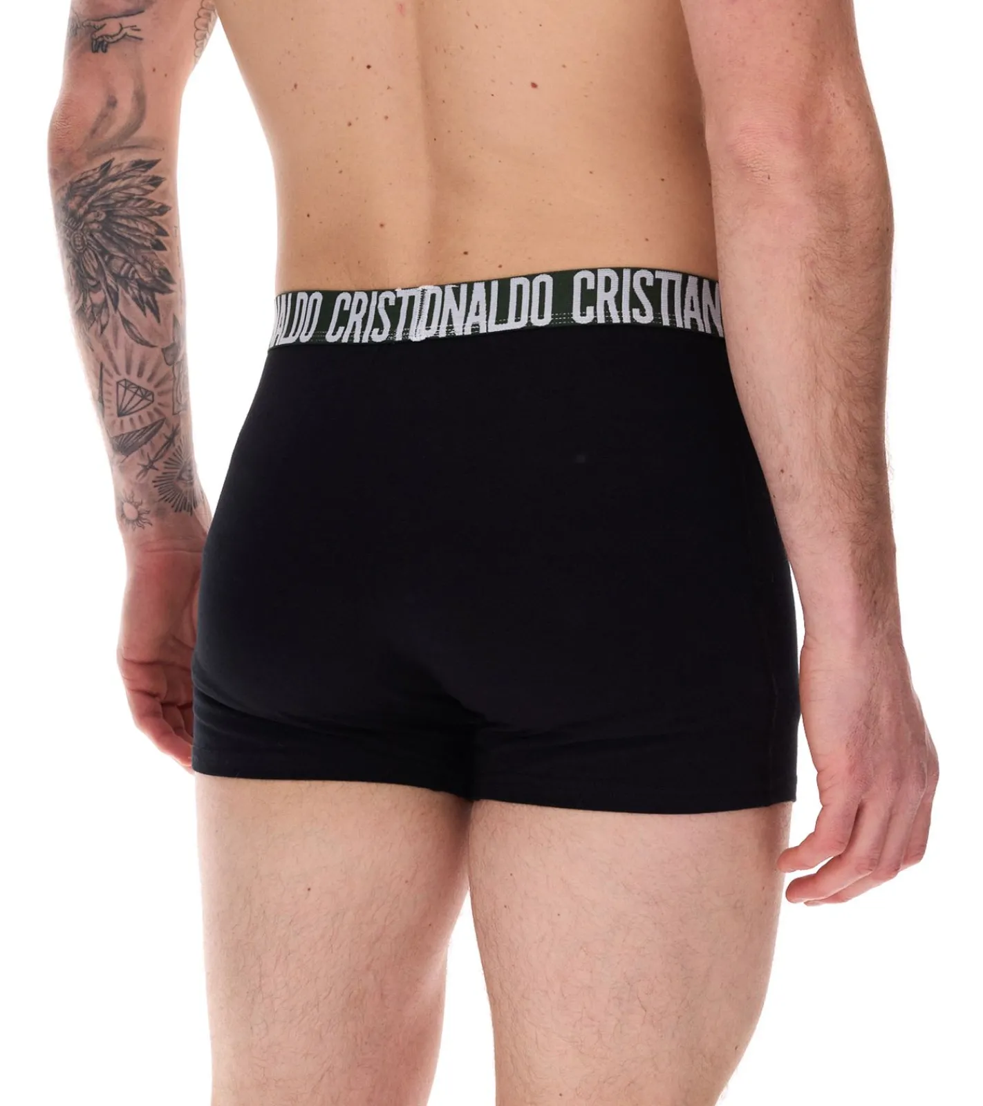Unterwäsche|Boxershorts*CR7 CRISTIANO RONALDO 8er Pack Basic Trunk Herren Boxershorts atmungsaktive Baumwoll-Unterhose Unterwäsche 300-8109-49-2534 Schwarz/Rot/Grün/Navy