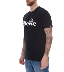T-Shirts & Tank Tops*ellesse 3er Pack Fuenti T-Shirt Herren Baumwoll-Shirt mit Logo-Print Sport-Shirt SHP16469 in Schwarz, Weiß, Blau oder Grau