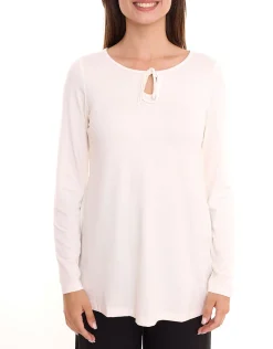 Sweater & Pullover*FLASHLIGHTS 2er Pack Damen Tunika Langarm-Shirt Sommer-Shirt 93606524 Dunkelblau/Beige